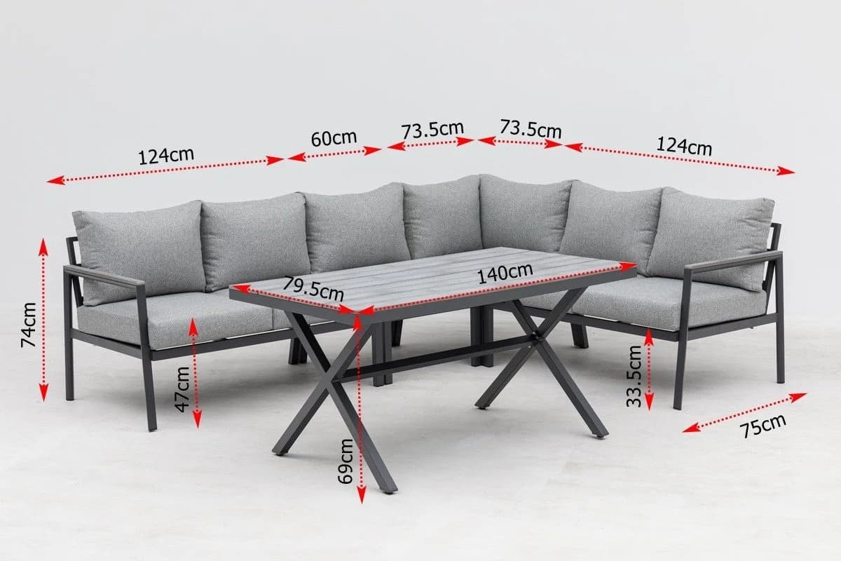 Gardissimo Gartenlounge-Set Jolie Nonwood Dining