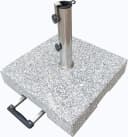 Gardissimo Sonnenschirmständer 70 kg Granit Edelstahl Grau Bild 1