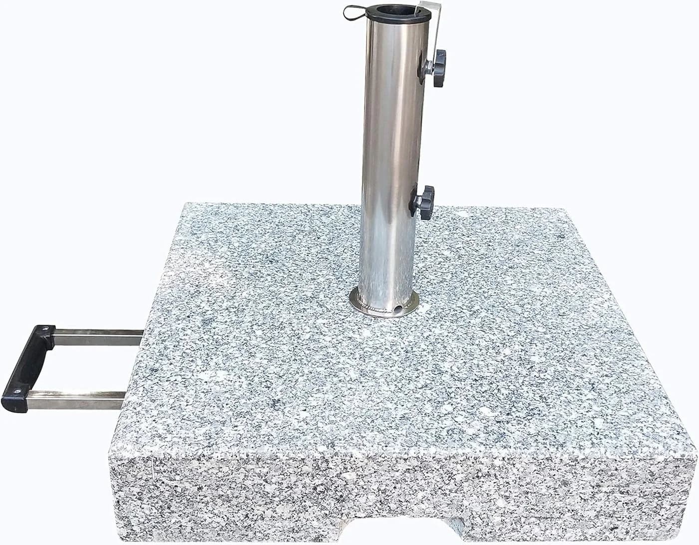 Gardissimo Sonnenschirmständer 70 kg Granit Edelstahl Grau - Bild 3