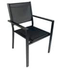 Gardissimo Gartenstuhl 6er Set Space Grau Stapelbar Aluminium Bild 5