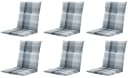 Gardissimo Polsterauflage 6er Spar-Set Sya Grau für Niedriglehner Bild 2