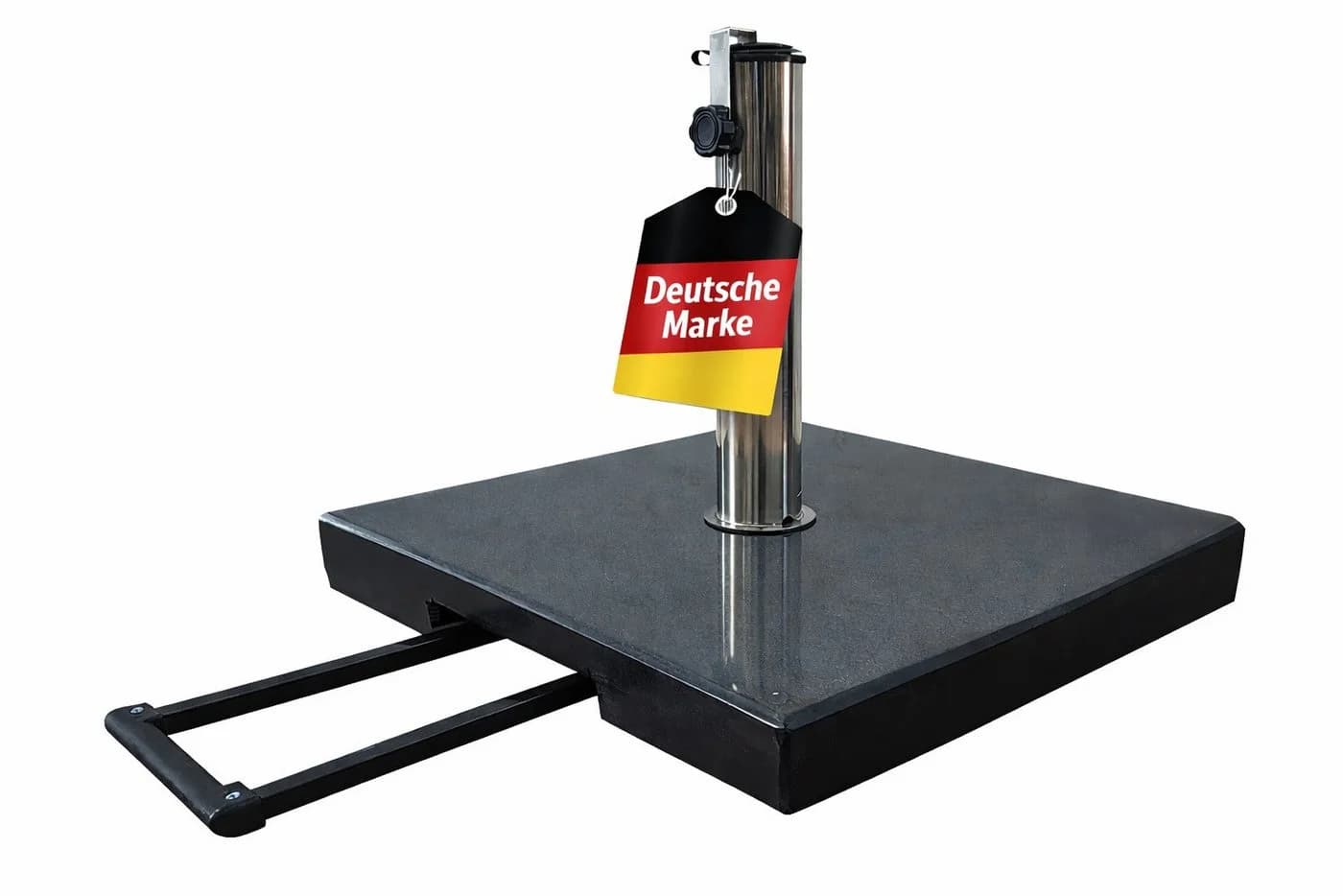 Gardissimo Sonnenschirmständer Move 40 kg Granit Edelstahl Schwarz - Bild 2