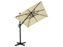 Gardissimo Ampelschirm David 210x210 cm Natur mit Ständer Bild 2