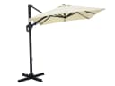 Gardissimo Ampelschirm David 210x210 cm Natur mit Ständer Bild 3
