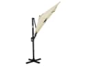 Gardissimo Ampelschirm David 210x210 cm Natur mit Ständer Bild 4