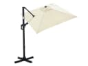 Gardissimo Ampelschirm David 210x210 cm Natur mit Ständer Bild 5