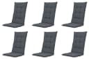 Gardissimo Hochlehnerauflage 6er-Set Check grau Bild 2