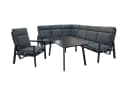 Gardissimo Gartenlounge-Set Lugano Dining 3-tlg. Grau Aluminium Bild 4