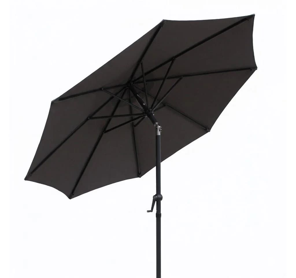 Gardissimo Sonnenschirm New Sunny 200 cm Anthrazit mit Kurbel - Bild 2