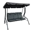 Gardissimo Hollywoodschaukel New Swing 3-Sitzer wetterfest Anthrazit Bild 2