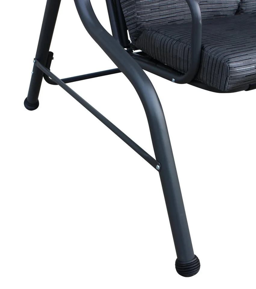 Gardissimo Hollywoodschaukel New Swing 3-Sitzer wetterfest Anthrazit - Bild 4