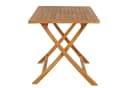 Garland Gartentisch Bari Klappbar Teak Holz Braun Bild 5