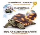 Topanbieter999 Gartenfigur Schildkröte Polyresin UV-beständig Bild 3