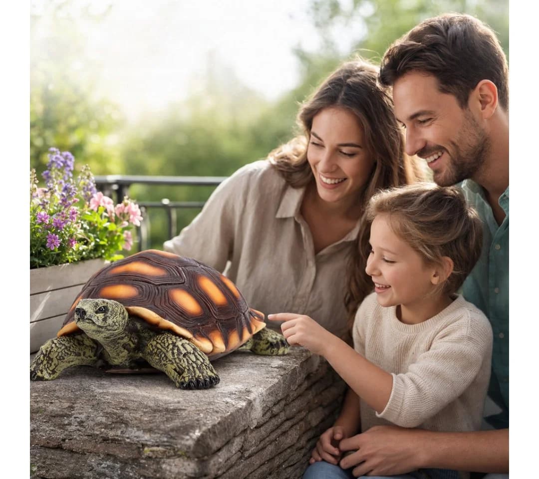 Topanbieter999 Gartenfigur Schildkröte Polyresin UV-beständig - Bild 4
