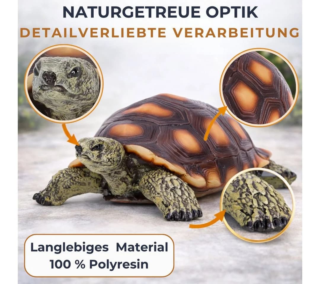 Topanbieter999 Gartenfigur Schildkröte Polyresin UV-beständig - Bild 5