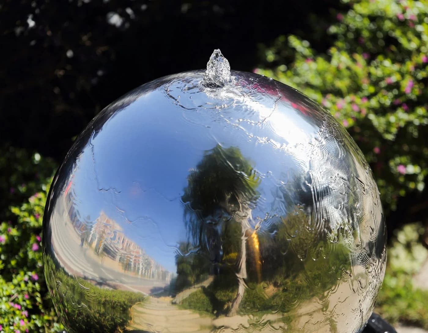 Köhko Kugelbrunnen Edelstahl mit LED-Beleuchtung - Bild 4