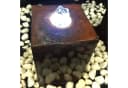 KÖHKO® Gartenbrunnen Brasilien Cortenstahl mit LED-Beleuchtung Bild 3