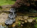 Köhko 3-teiliger Bachlauf Mulde-Mündung Wasserfall Quelle Polyresin Bild 2