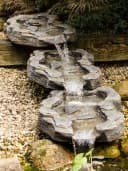 Köhko 3-teiliger Bachlauf Mulde-Mündung Wasserfall Quelle Polyresin Bild 3