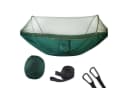 Origin Outdoors Hängematte mit Pop-Up-Moskitonetz Dunkelgrün Nylon Bild 2