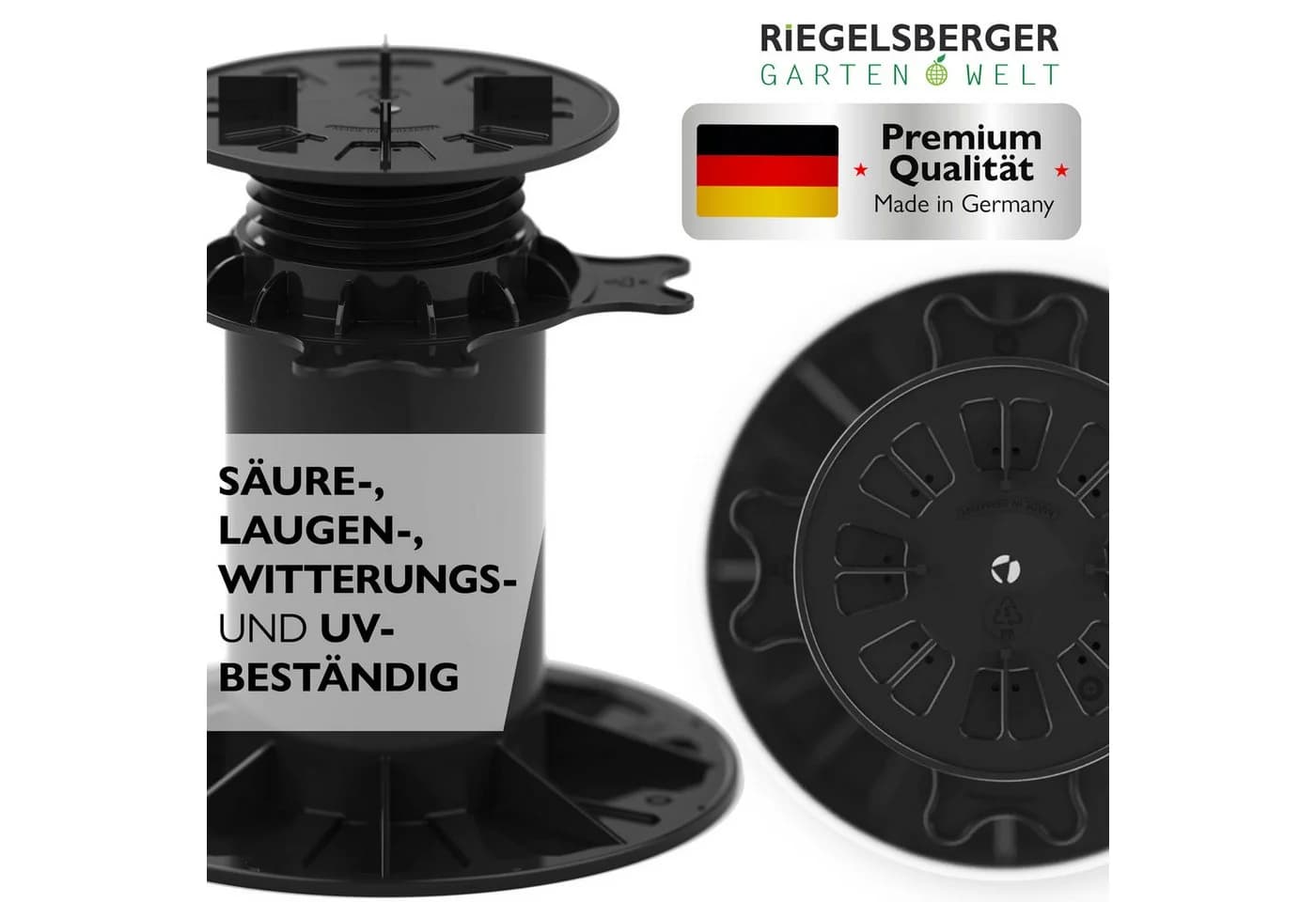 Gartenwelt Riegelsberger Terrasse 1 Karton Premium Plattenlager für Stein Beton Keramikplatten - Bild 5