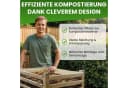 Gartenwelt Riegelsberger Komposter Lärchenholz Massivholz Steckkomposter Bild 1