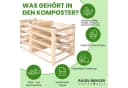Gartenwelt Riegelsberger Komposter Lärchenholz Massivholz Steckkomposter Bild 5