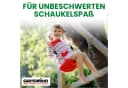 Gartenpirat Doppelschaukel Luna Kiefer imprägniert mit Podest 120 cm Bild 1
