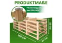 Gartenwelt Riegelsberger Komposter Lärchenholz Massivholz Bild 3