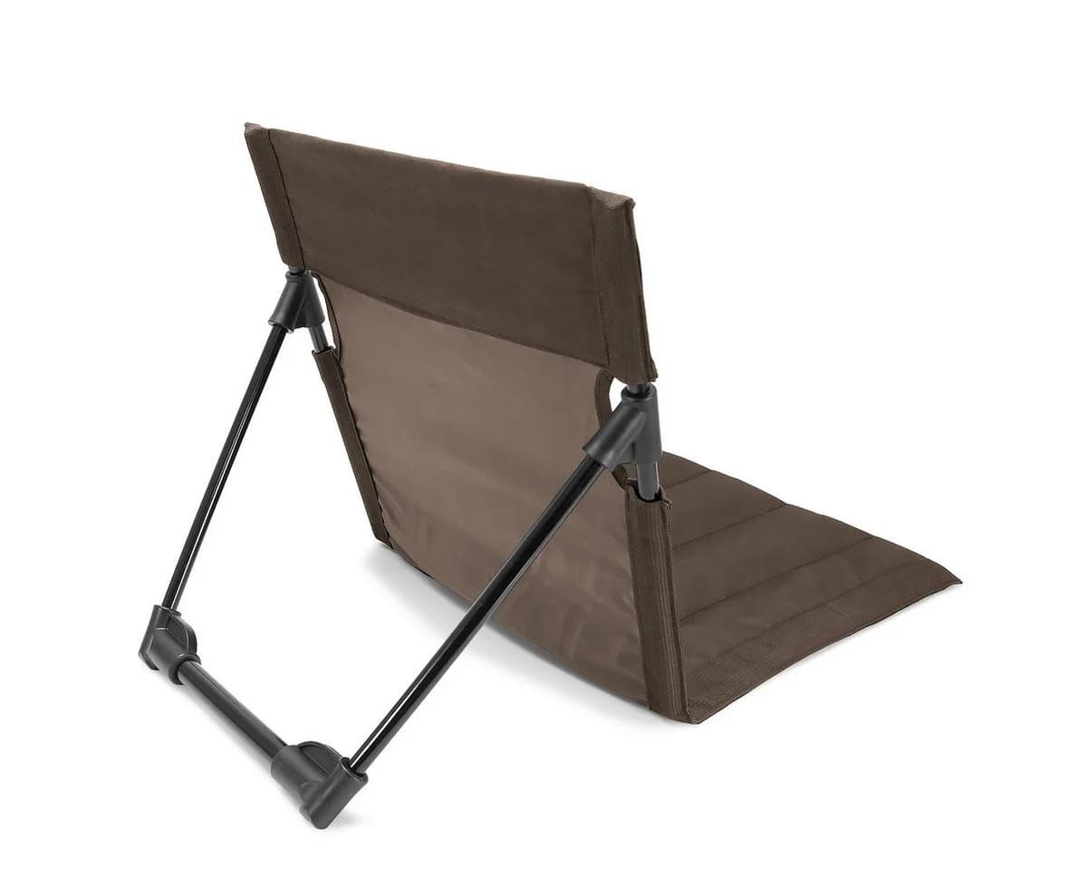 MidGard Klappstuhl Strandsitz Braun Ultraleicht Faltstuhl mit Tasche
