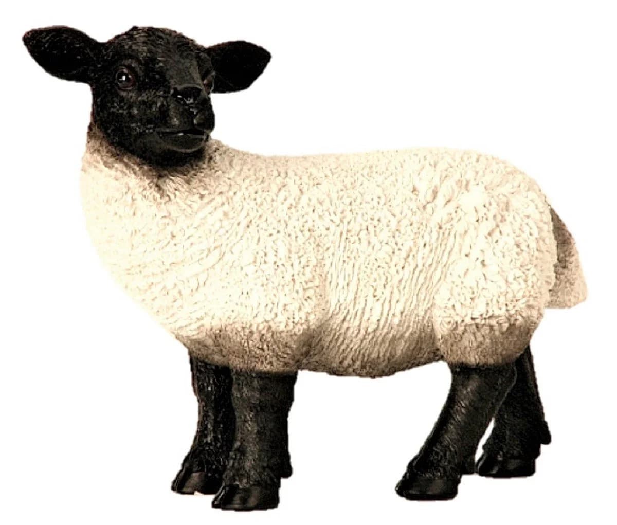 Geschenkestadl Tierfigur Schaf XL Rhönschaf Dekofigur Gartenfigur