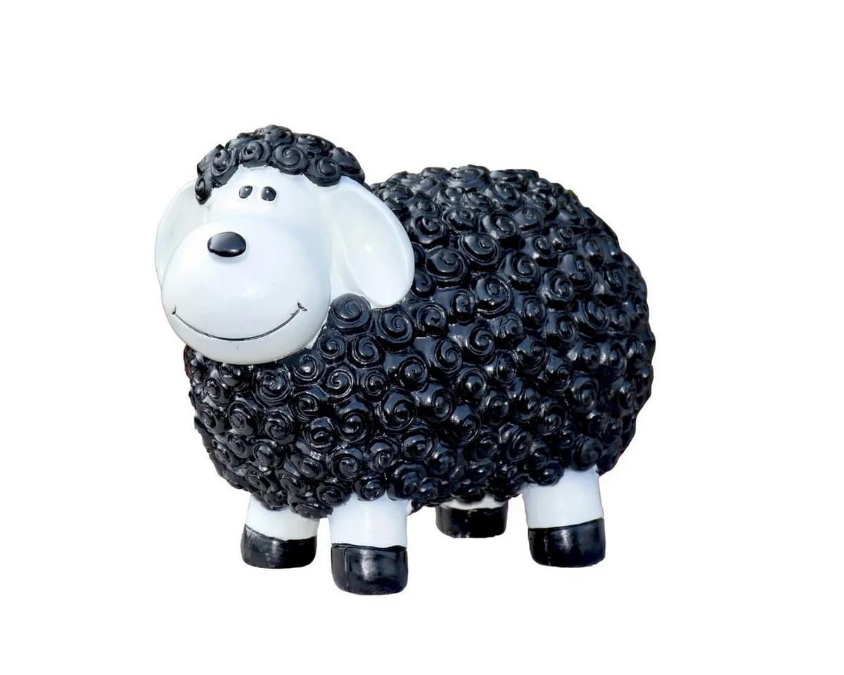 Geschenkestadl Gartenfigur Bunte Schafe Wetterfest Polystone - Bild 2