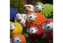 Geschenkestadl Gartenfigur Bunte Schafe Wetterfest Polystone Bild 3