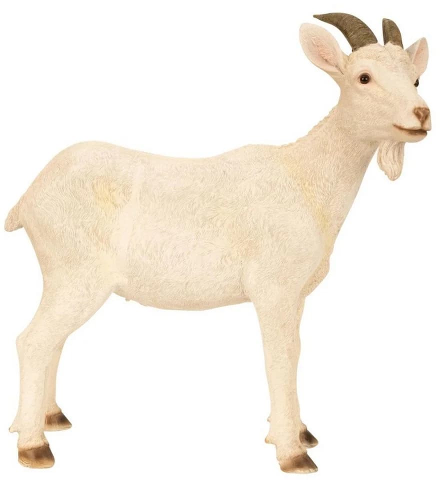 Geschenkestadl Ziegenfigur XL 48cm Tierfigur Garten Bauernhof