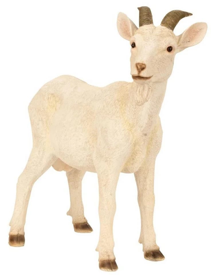 Geschenkestadl Ziegenfigur XL 48cm Tierfigur Garten Bauernhof - Bild 2