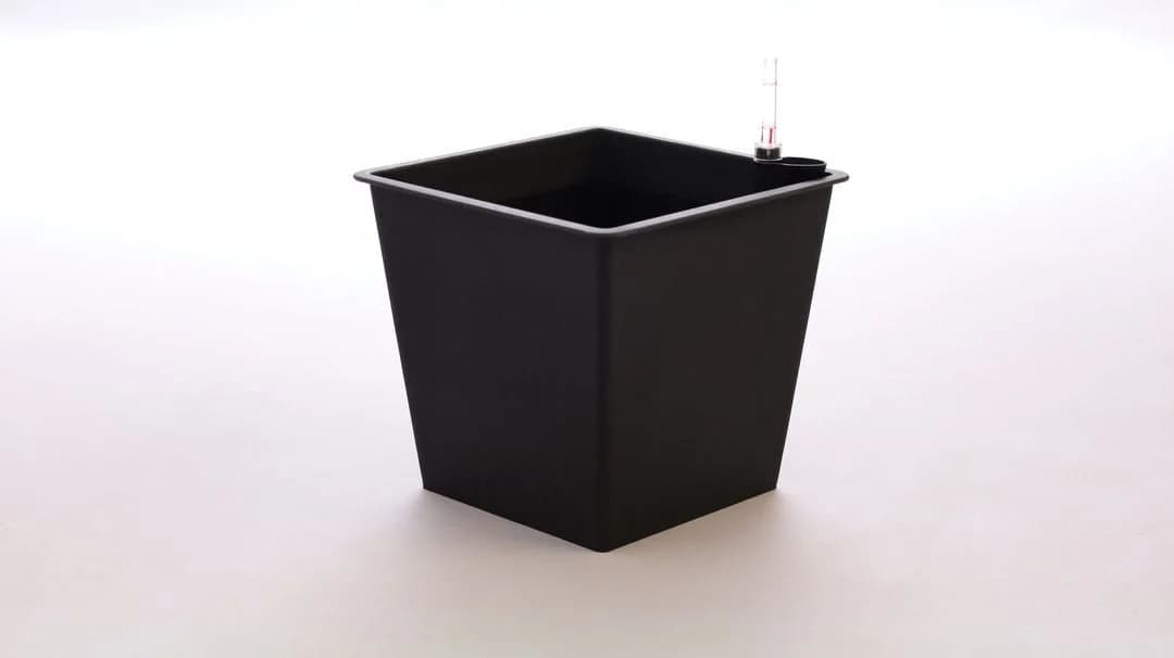 Elegant Einrichten Pflanzkübel Polyrattan coffeebraun - Bild 5