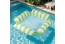 Lantelme Pool Loungesessel 4-in-1 Grün/Weiß PVC Bild 1