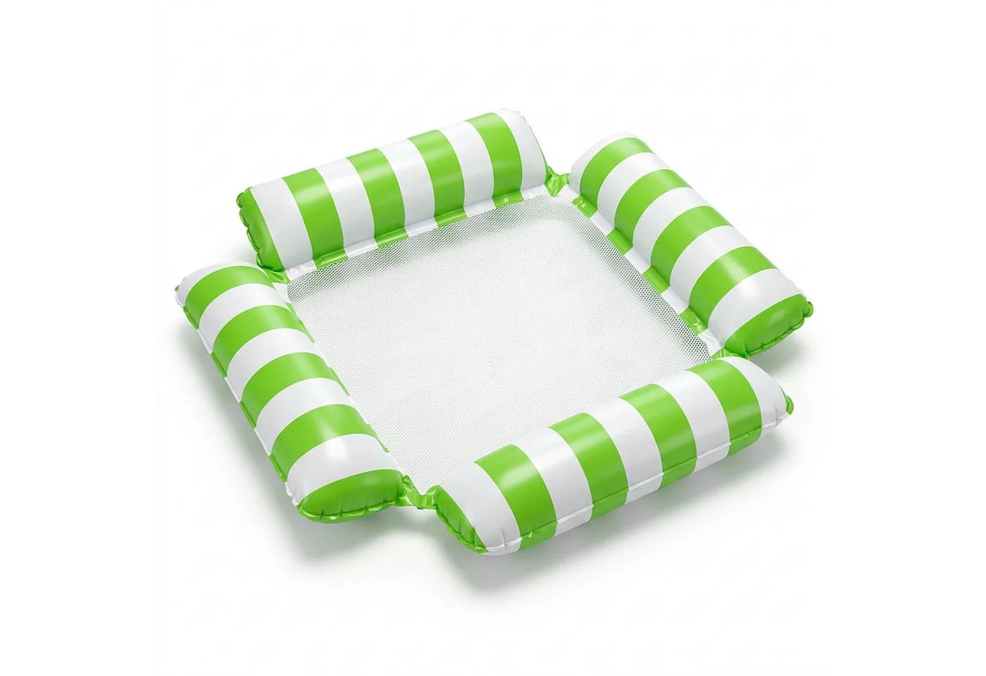 Lantelme Pool Loungesessel 4-in-1 Grün/Weiß PVC - Bild 2