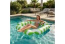 Lantelme Pool Loungesessel 4-in-1 Grün/Weiß PVC Bild 3