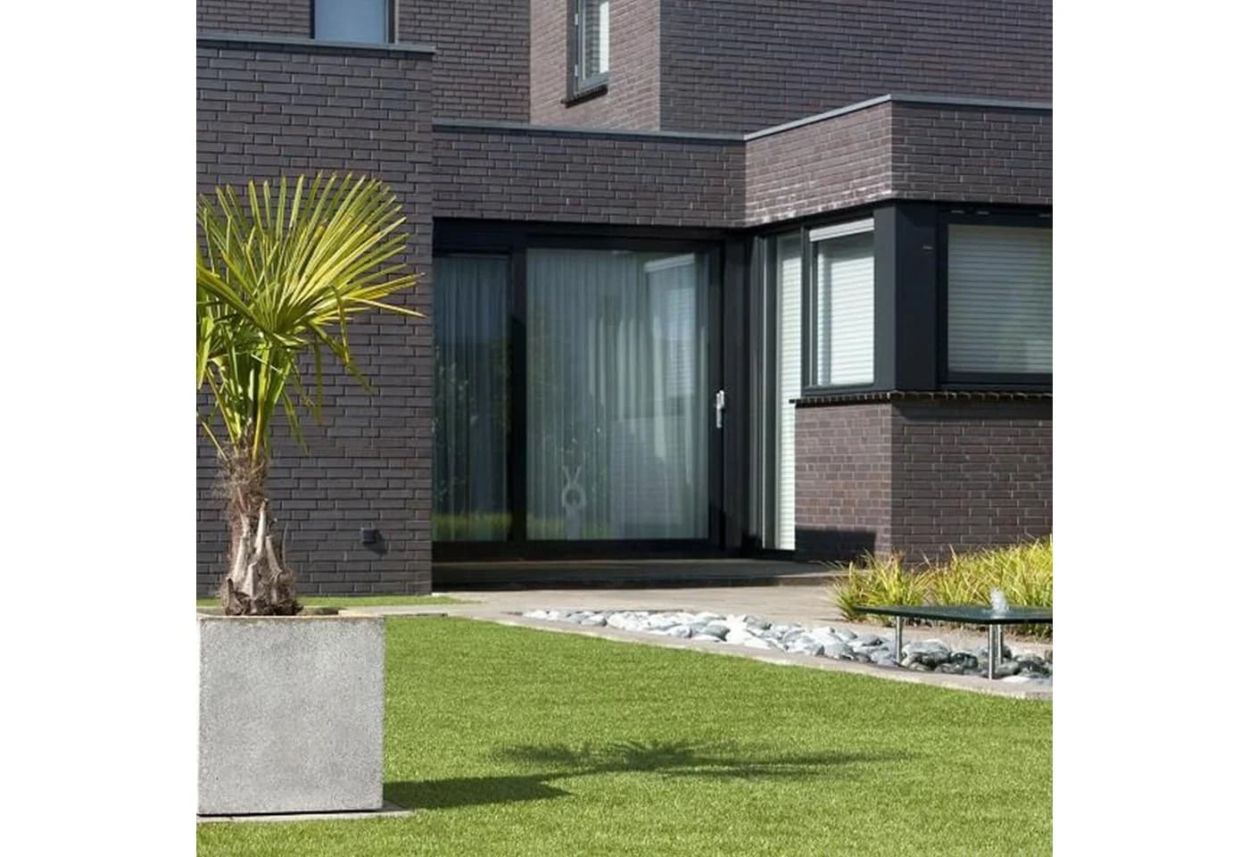 casa pura Kunstrasen Windsor Rasenteppich Grün 25 mm