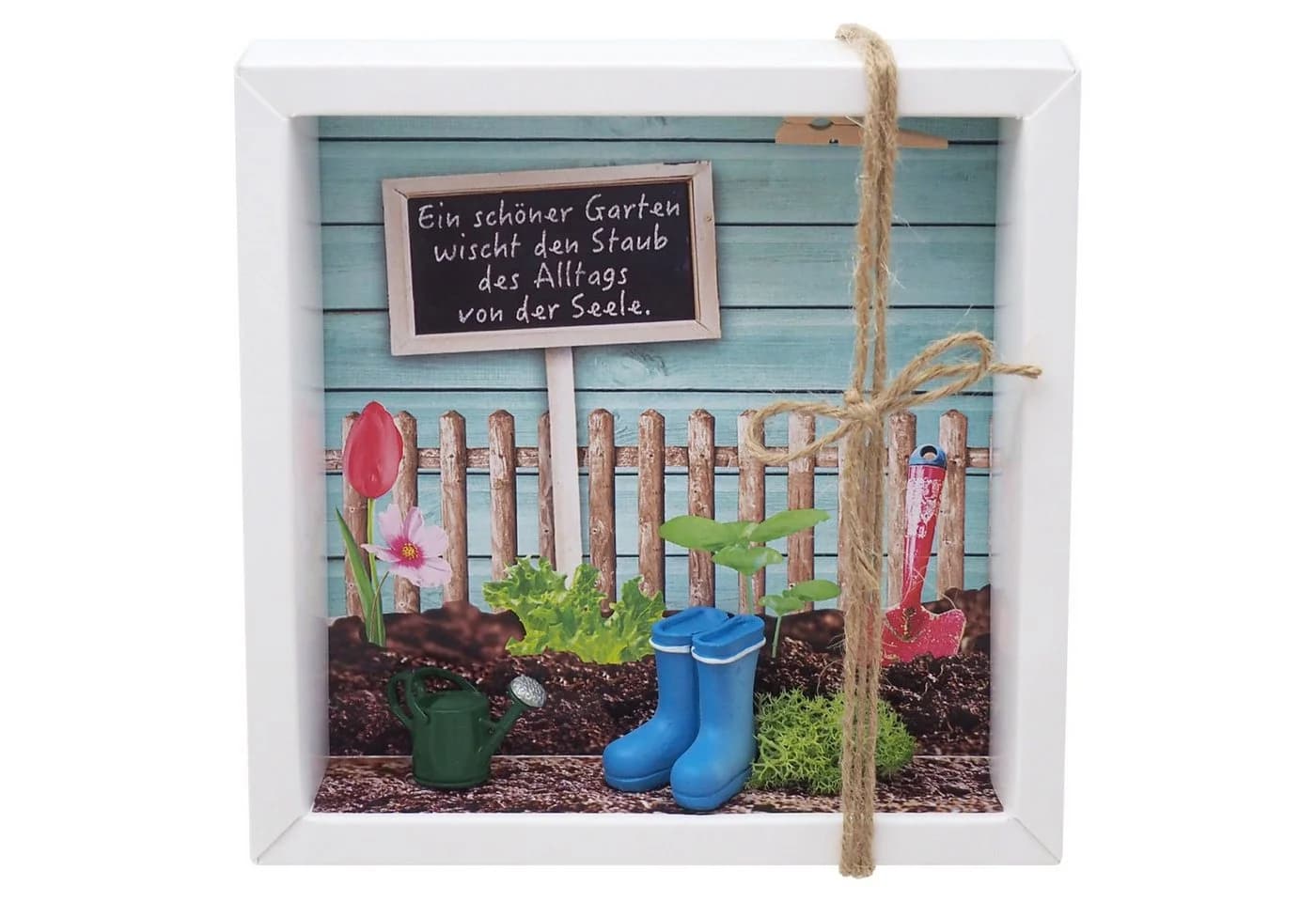 ZauberDeko Geschenkbox Geldgeschenk Garten Weiß - Bild 2