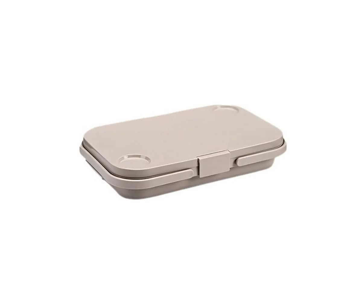COFI 1453 Picknickkorb mit Tisch Klappbar 3in1 Beige
