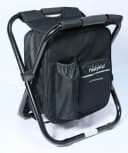 highfeld Campinghocker mit Rucksack und integrierter Kühltasche schwarz Bild 2