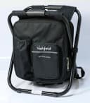 highfeld Campinghocker mit Rucksack und integrierter Kühltasche schwarz Bild 4