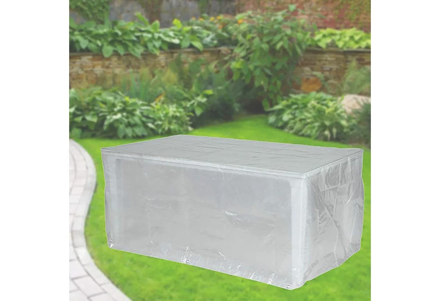 Fachhandel Plus Gartenmöbel-Schutzhülle Komfort Schutzhülle für rechteckige Gartentische
