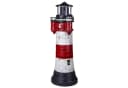 Fachhandel Plus Leuchtturm Roter Sand Solar LED blinkend Maritime Garten Dekoration Bild 2