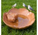 Fachhandel Plus Vogeltränke Fleur Keramik mit Deko-Vögeln Bild 1