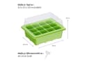 Wellgro Mini Gewächshaus Grün/Transparent für bis zu 12 Pflanzen Bild 1
