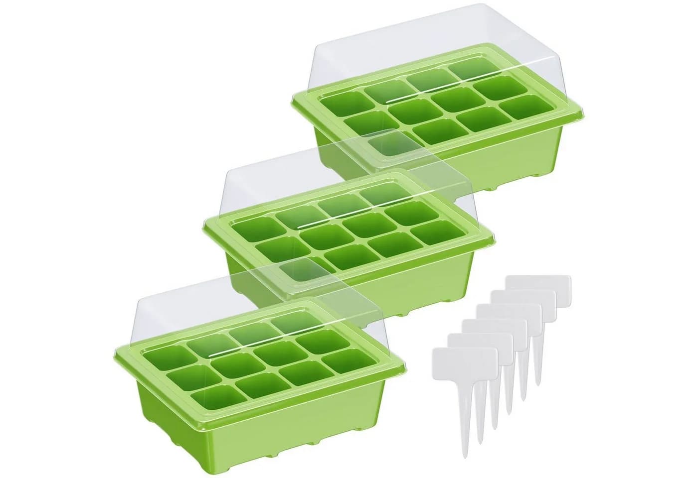 Wellgro Mini Gewächshaus Grün/Transparent für bis zu 12 Pflanzen - Bild 2