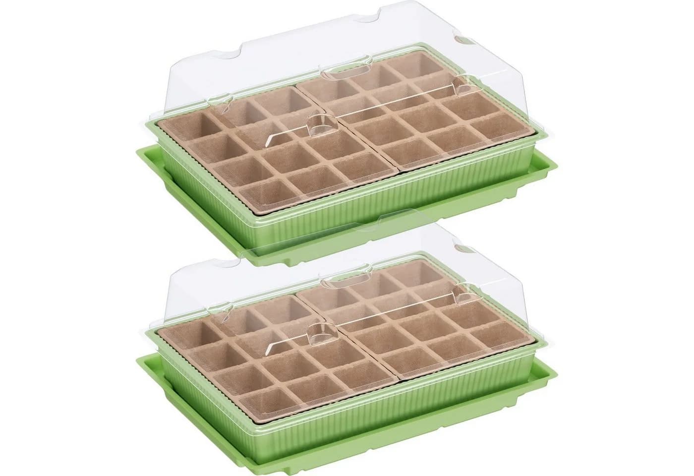 Wellgro Mini Gewächshaus Grün für 24 Pflanzen - Bild 2